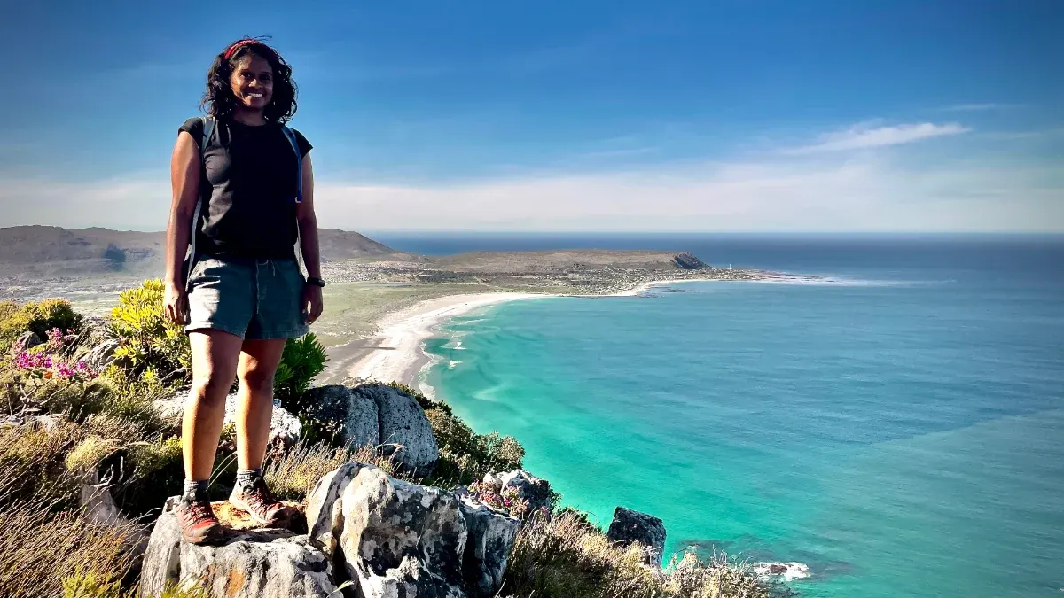 View over Hout Bay from Chapman's Peak